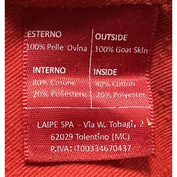 Cromia Purse Bag Hobo Beige Tassel Logo Strap Handles Goat Skin Italy - Picture 13 of 13